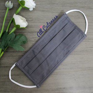 Gray Cloth Face Mask